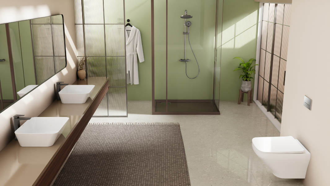 luxurious bathroom accessories